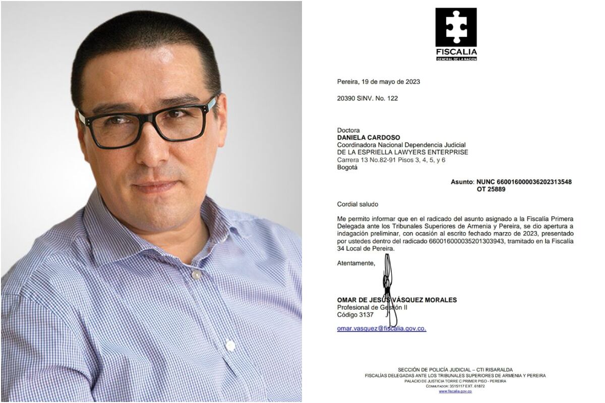 La Fiscalía Primera Delegada ante los Tribunales Superiores de Armenia dio apertura a la indagación preliminar contra el caricaturista Julio César González, 'Matador'.