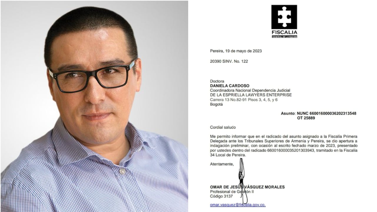 La Fiscalía Primera Delegada ante los Tribunales Superiores de Armenia dio apertura a la indagación preliminar contra el caricaturista Julio César González, 'Matador'.