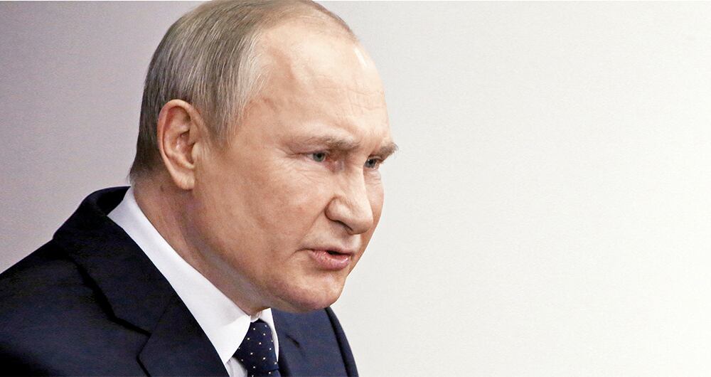 El presidente de Rusia, Vladimir Putin criticó fuertemente a la Otan.