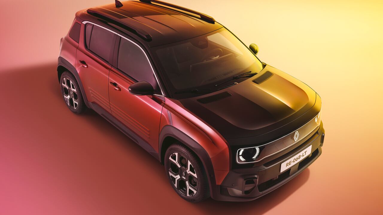 El nuevo Renault 4 fue presentado en el Salón del Automóvil de París.