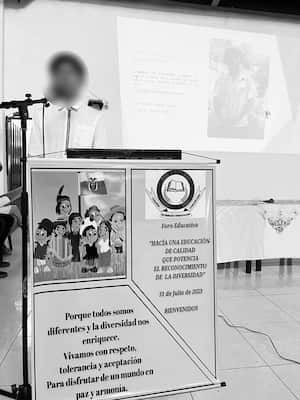 Luis Antonio Cadena Zabala, cursaba noveno grado.