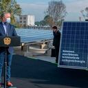 Iván Duque, paneles solares.