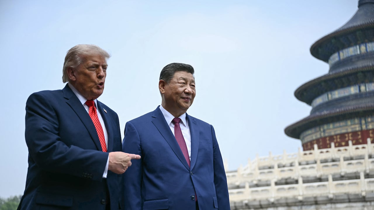 Donald Trump y Xi Jinping mantuvieron un encuentro formal en Pekín.