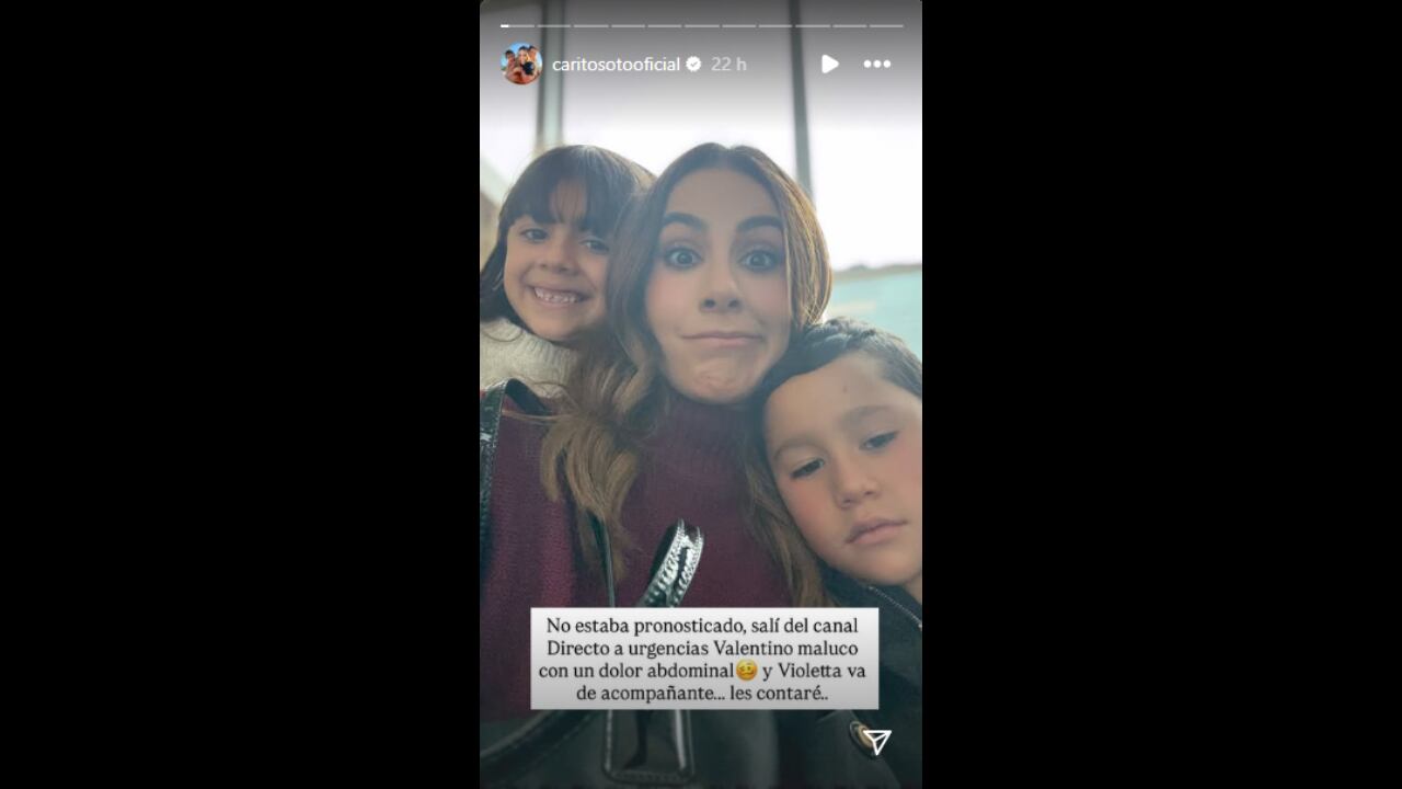 Carolina Soto y sus hijos