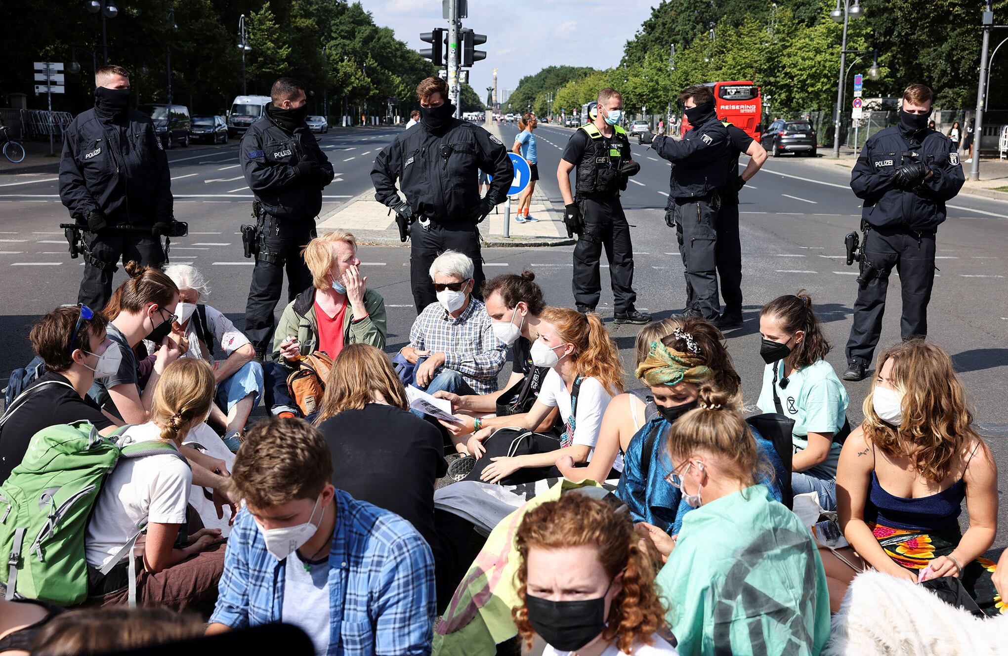 Protesta por cambio climático en Alemania