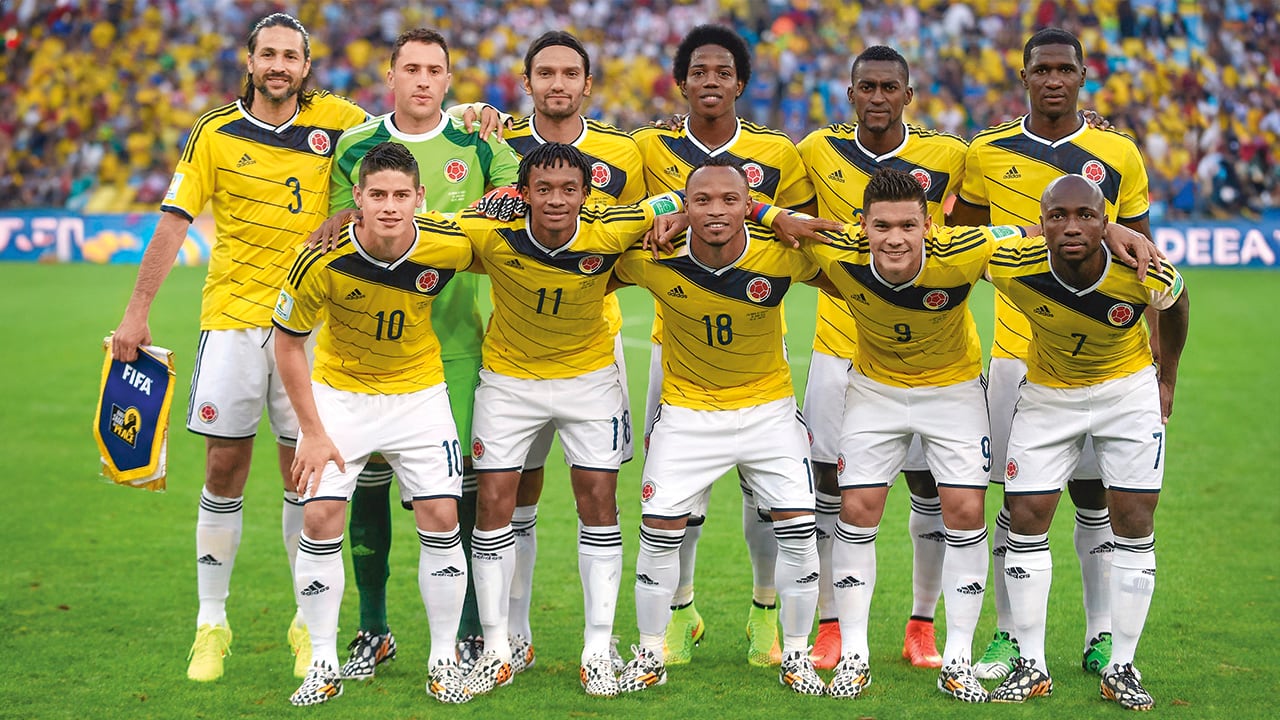Colombia durante el Mundial de 2014.