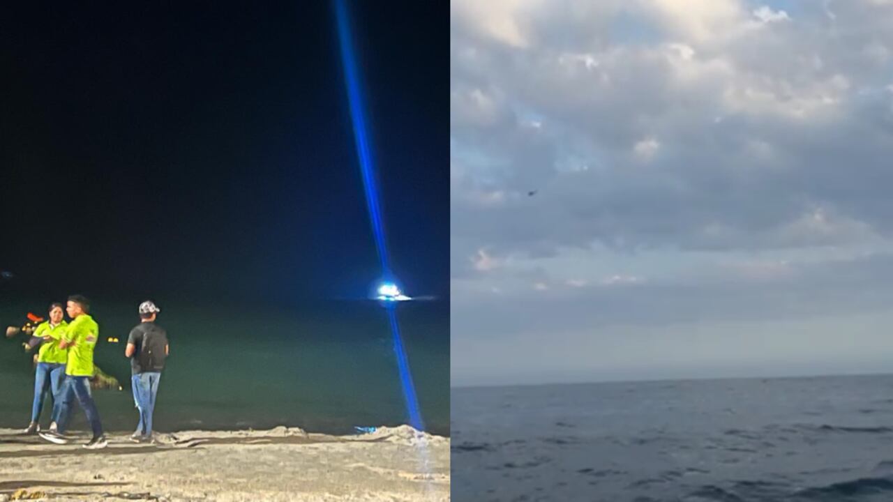 Labores de rescate de desaparecidos en Santa Marta este 17 y 18 de febrero de 2025.