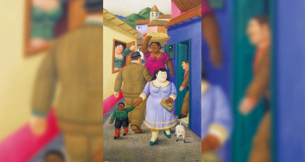 La calle, 2000 - Óleo sobre lienzo.