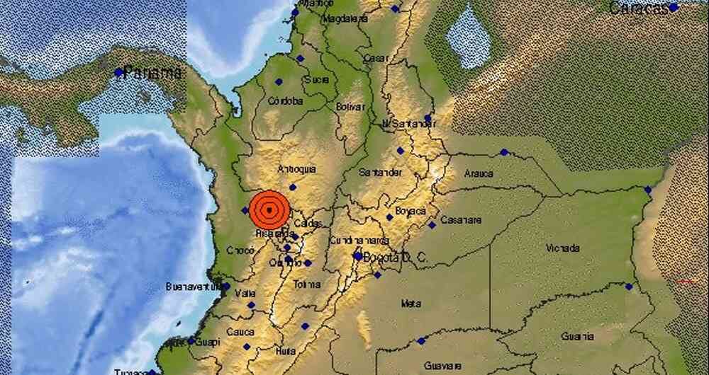 El sismo sacudió a varios municipios de Antioquia.