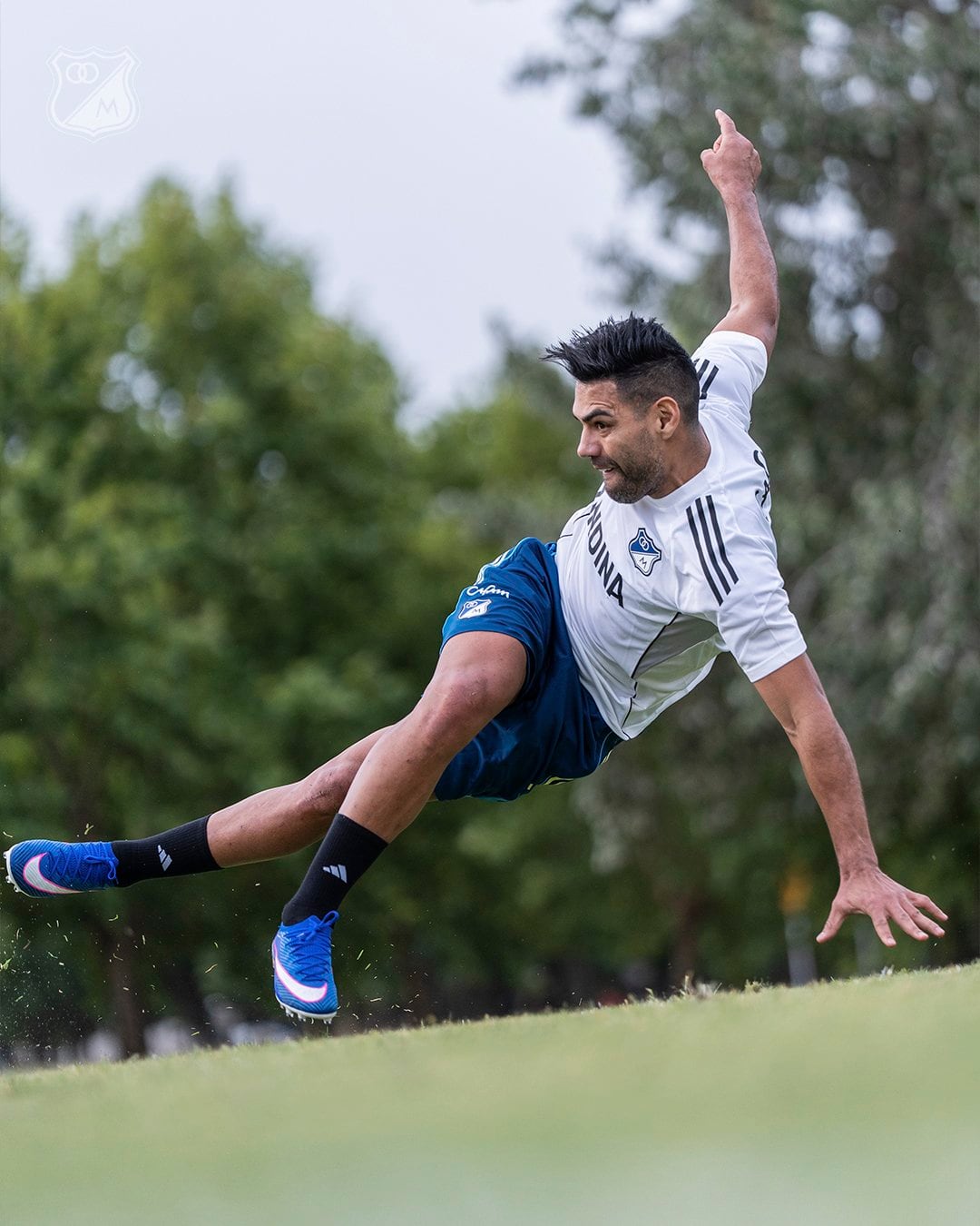 Radamel Falcao se unió a la concentración de Millonarios en Buenos Aires, Argentina.