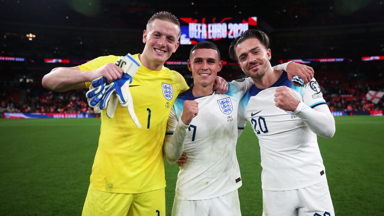 Inglaterra vs. Italia - Clasificatorias a la Euro 2024.