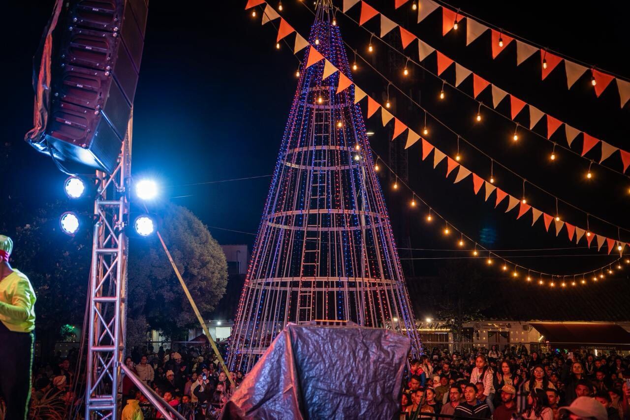 Iluminación navideña en Chía