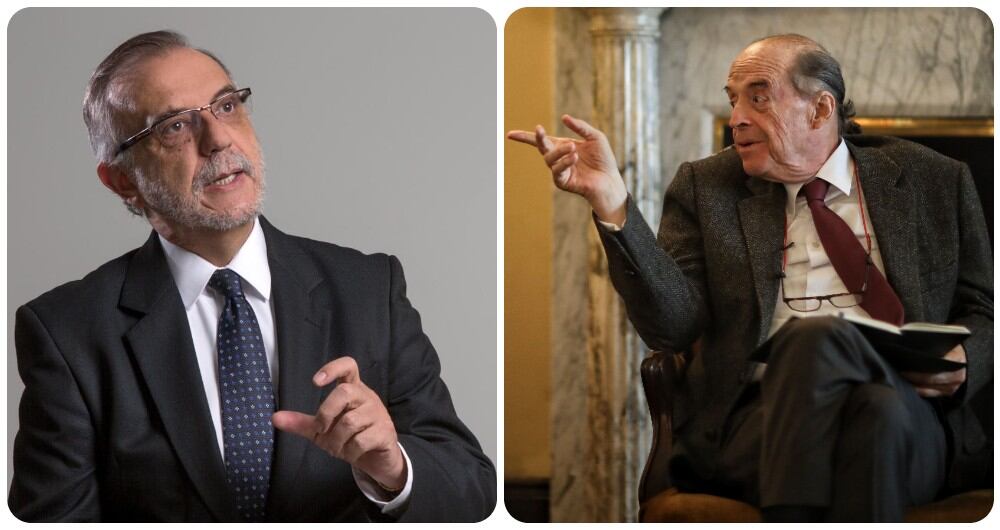 Iván Velásquez y Álvaro Leyva.