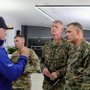 Diosdado Cabello junto al jefe del Comando Sur, Francis Donovan.