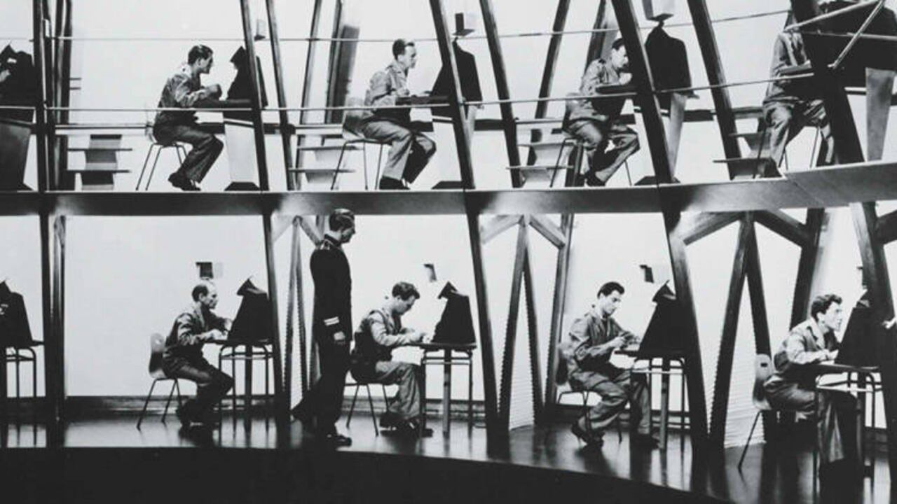 Fotograma de la película 1984 de Michael Radford, basada en la novela de George Orwell. Crédito: Getty Images.