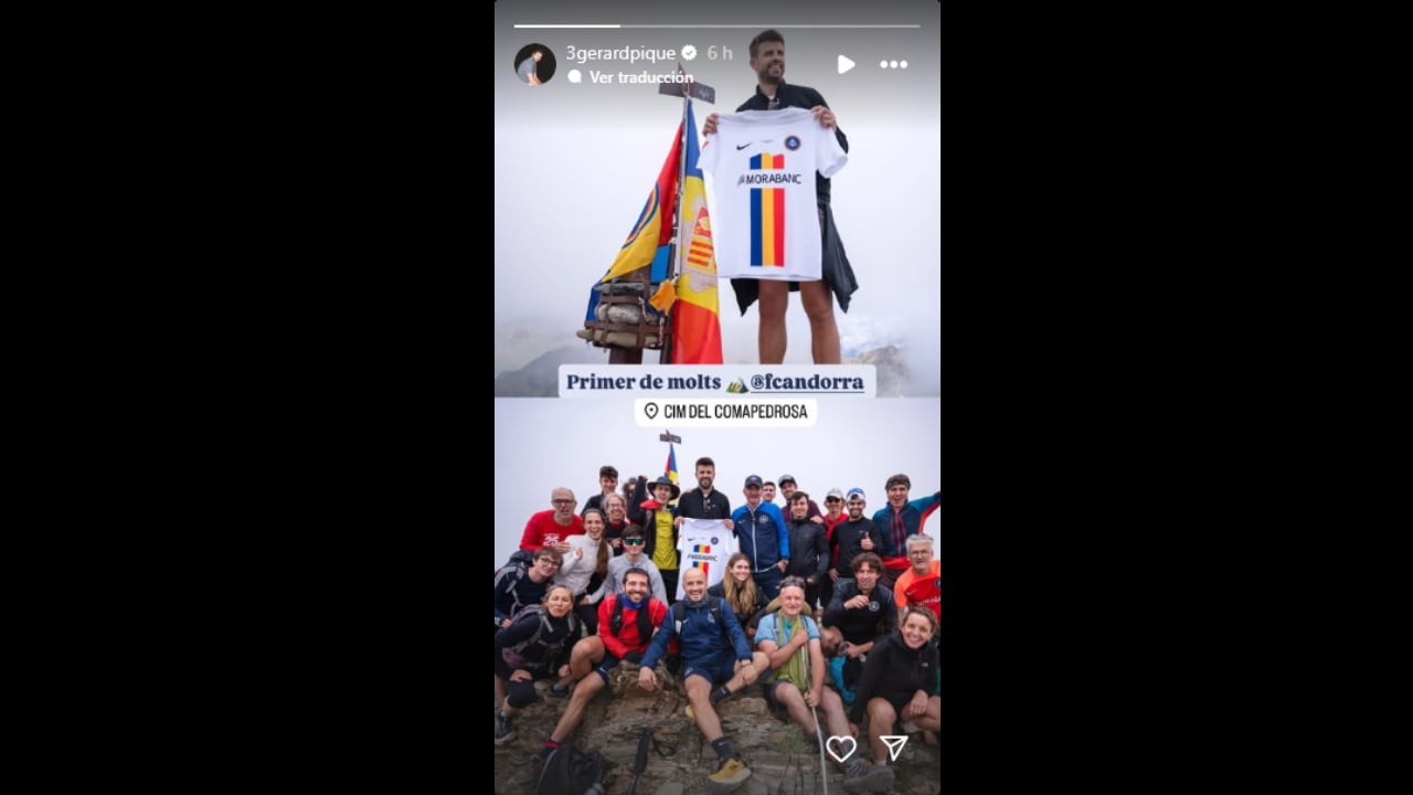 Gerard Piqué mostró una vez más a Clara Chía en redes.