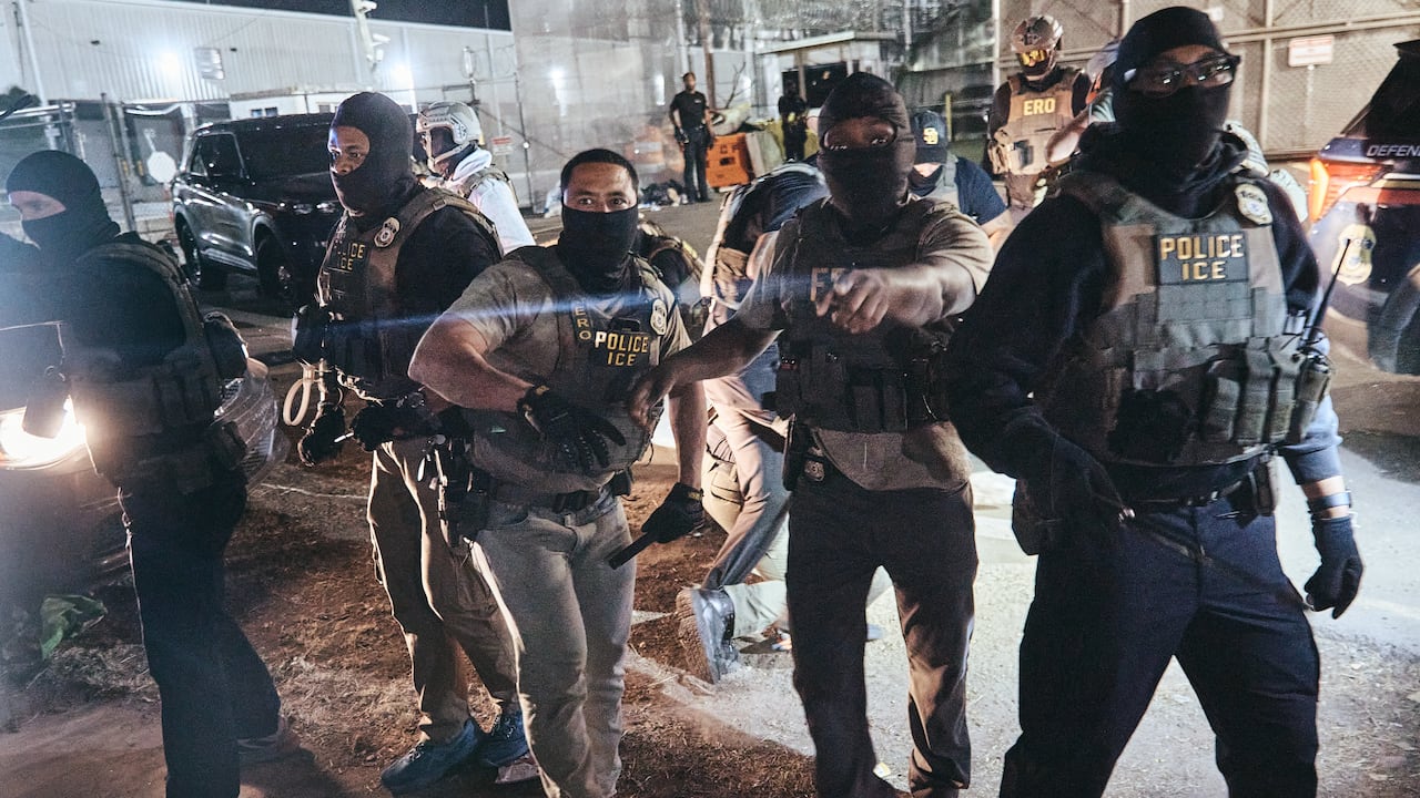 Agentes del ICE en Estados Unidos.