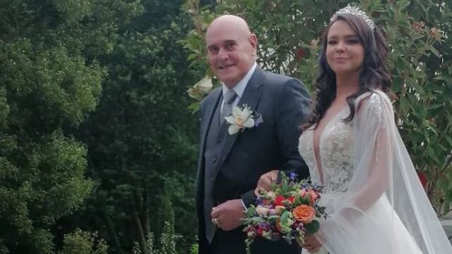 Natasha Kaluss se casó con Daniel Gómez.