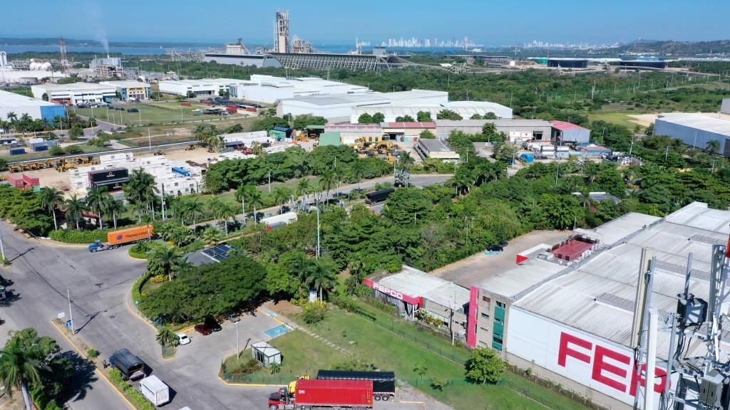 Instalaciones de Zona Franca La Candelaria en Cartagena.