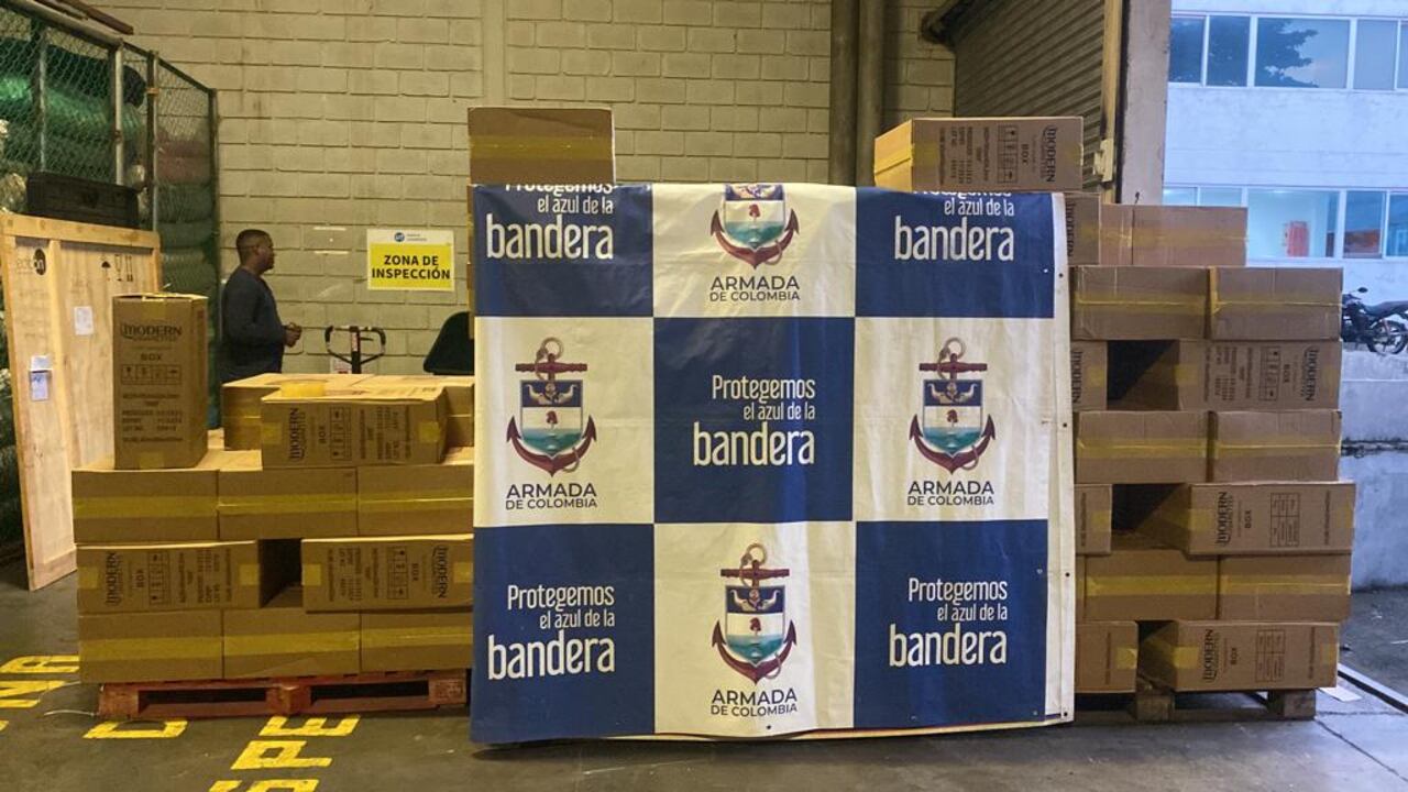 Incautadas más de 450.000 cajetillas de cigarrillos de contrabando; estaban avaluadas en más de $1.000 millones