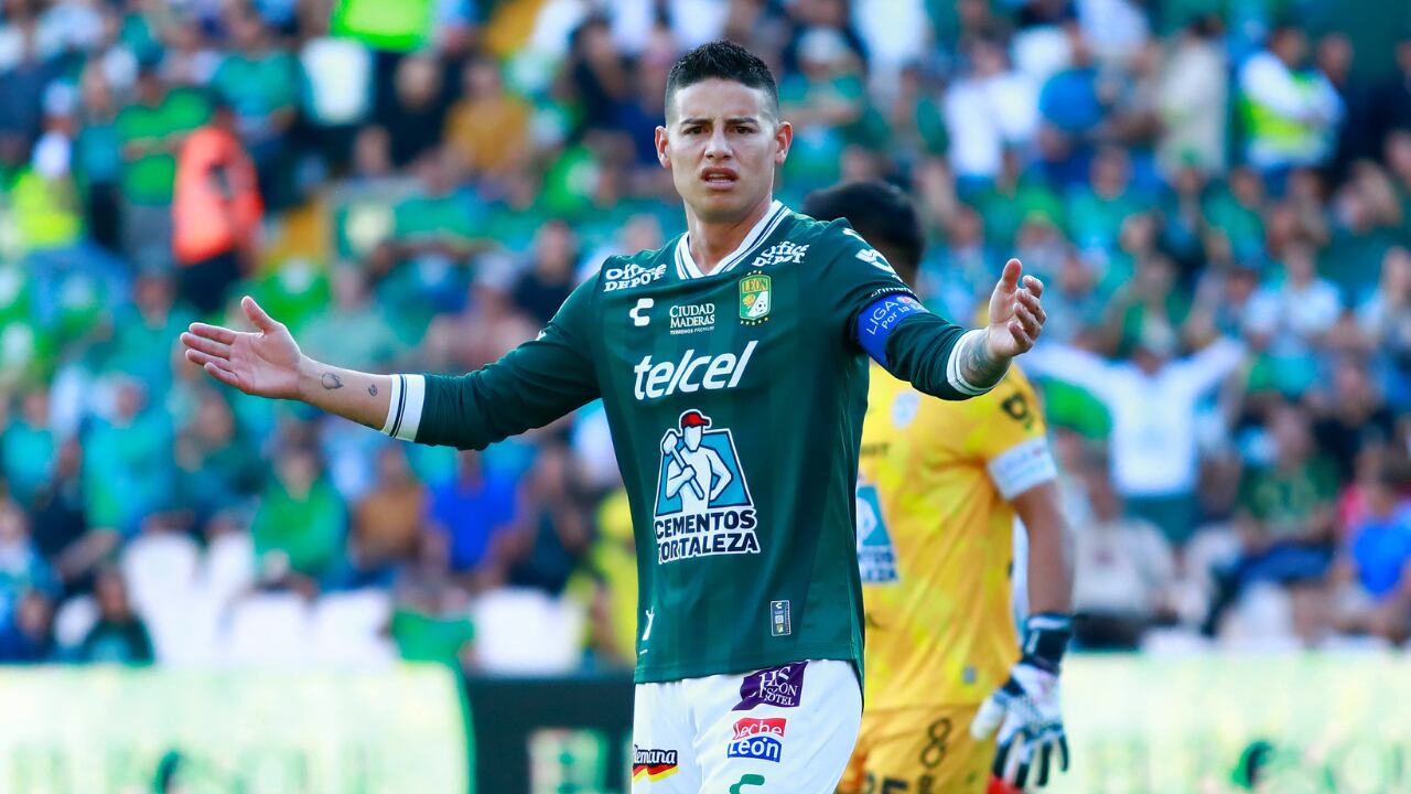 James Rodríguez y su futuro incierto: seguiría en México, pero no en Club León, según la prensa de ese país.