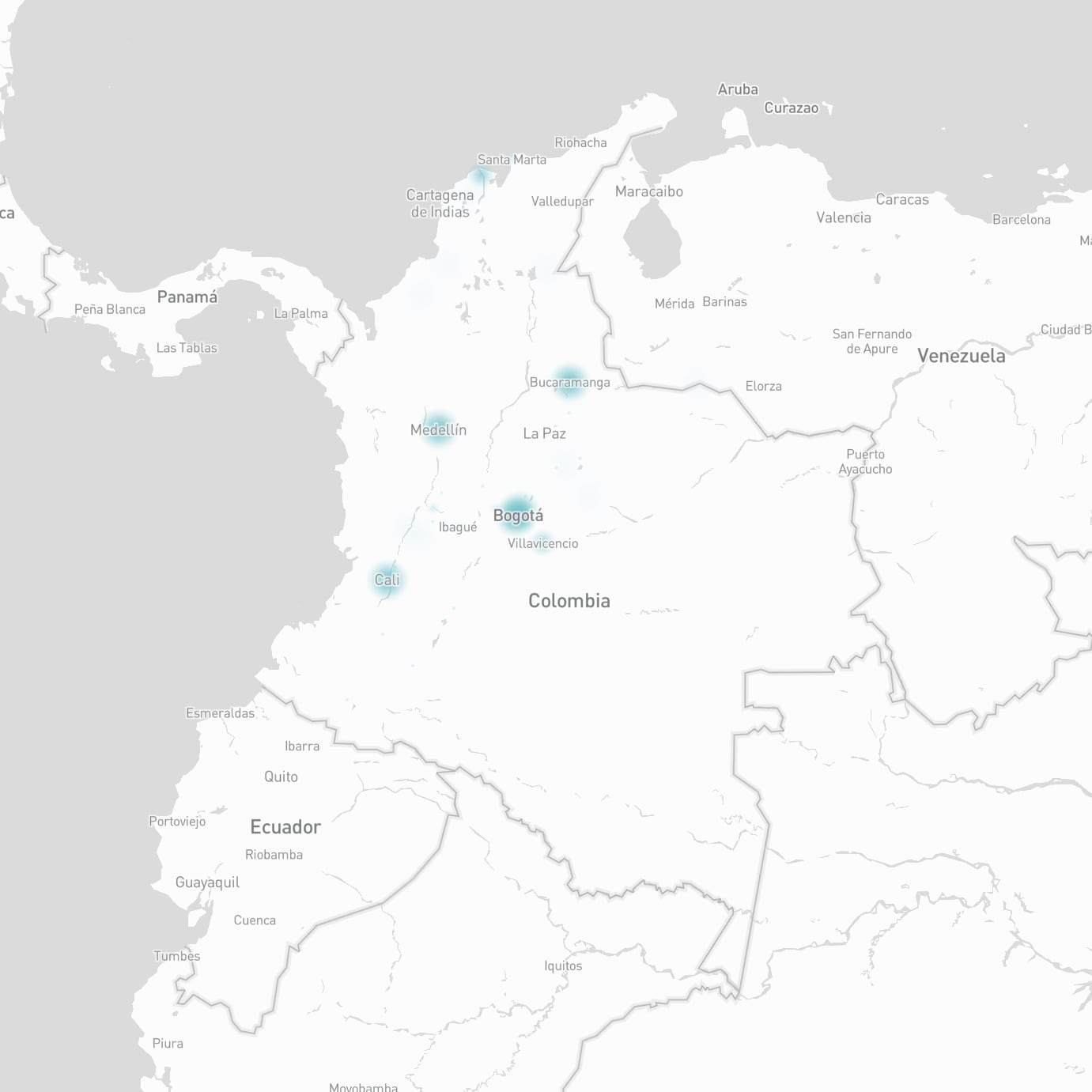 Bogotá registra la mayor concentración de avisos, seguida por Medellín y Cali.