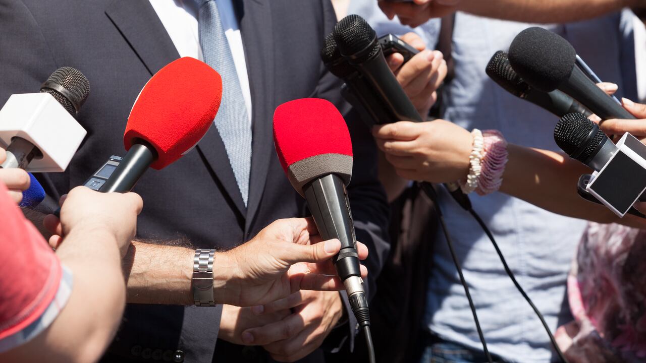 Entrevista con los medios.