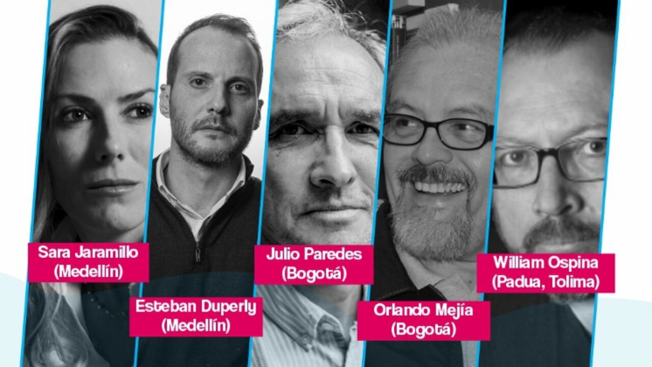 Finalistas del Premio Nacional de Novela 2020. Cortesía de MinCultura