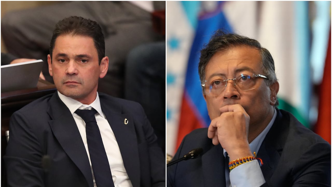 Alfredo Cuello Baute y Gustavo Petro.