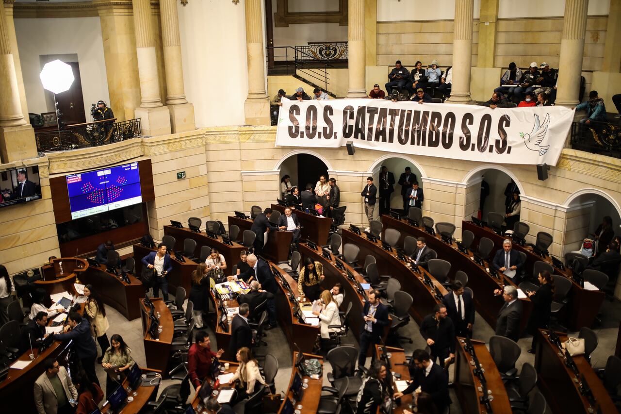 Senado de la República, sesión especial convocada por el Presidente del Senado Efraín Cepeda, Catatumbo