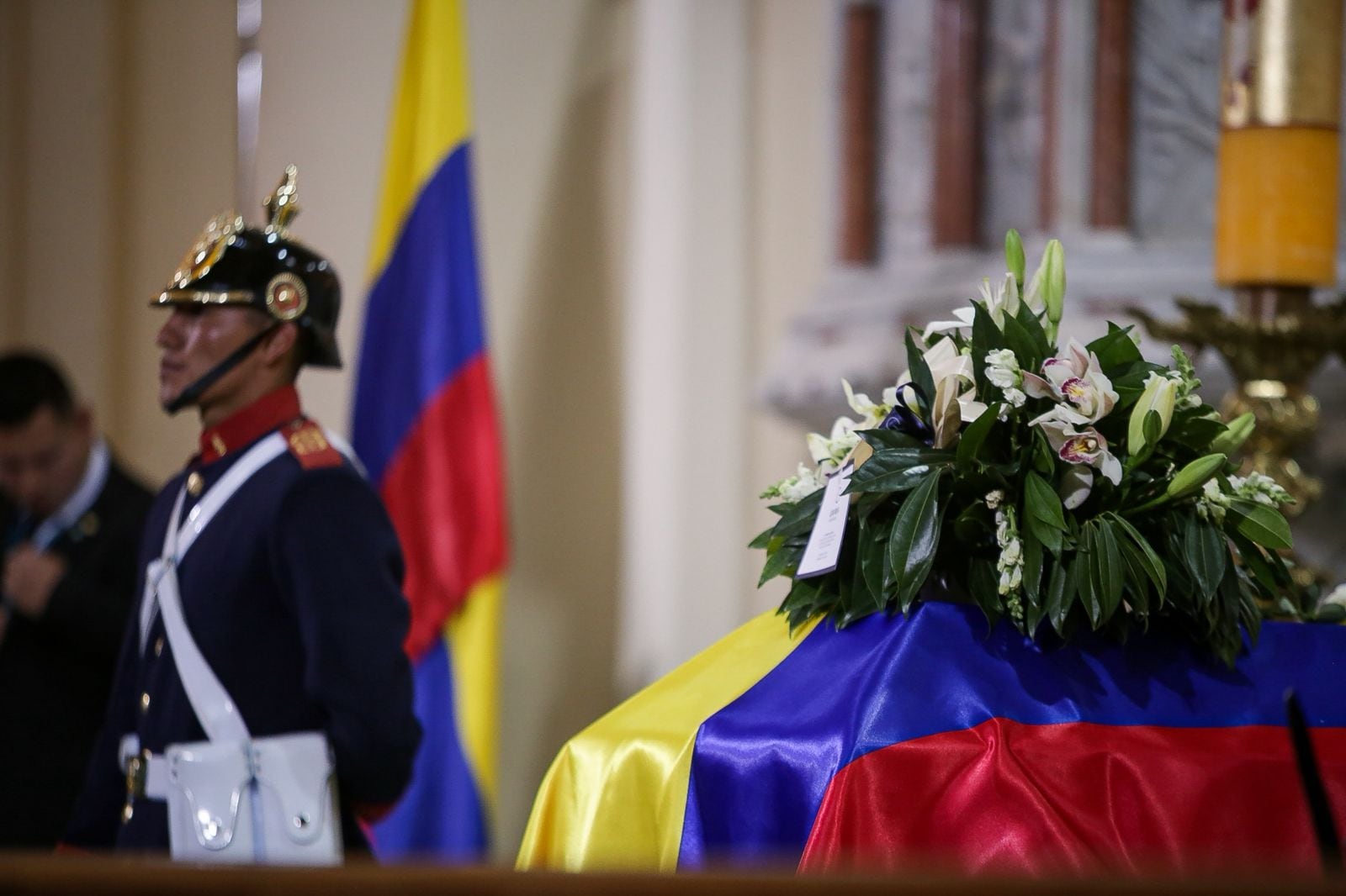 Funeral de Miguel Uribe Turbay: Catedral Primada