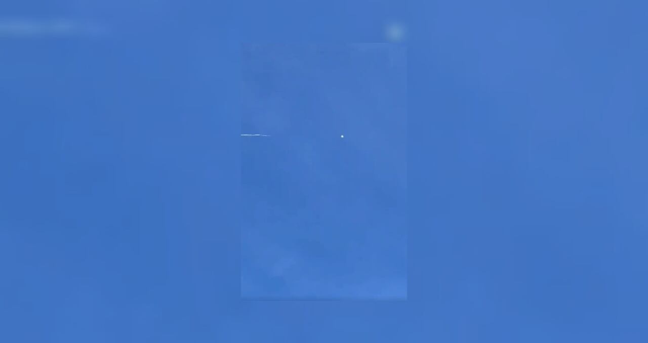 El globo detectado en territorio colombiano