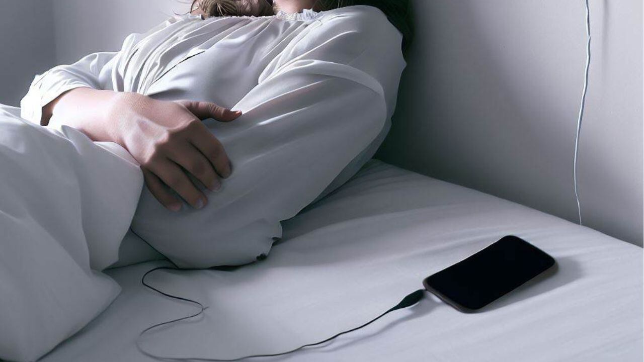 Cargar el celular junto a la cama es peligroso.