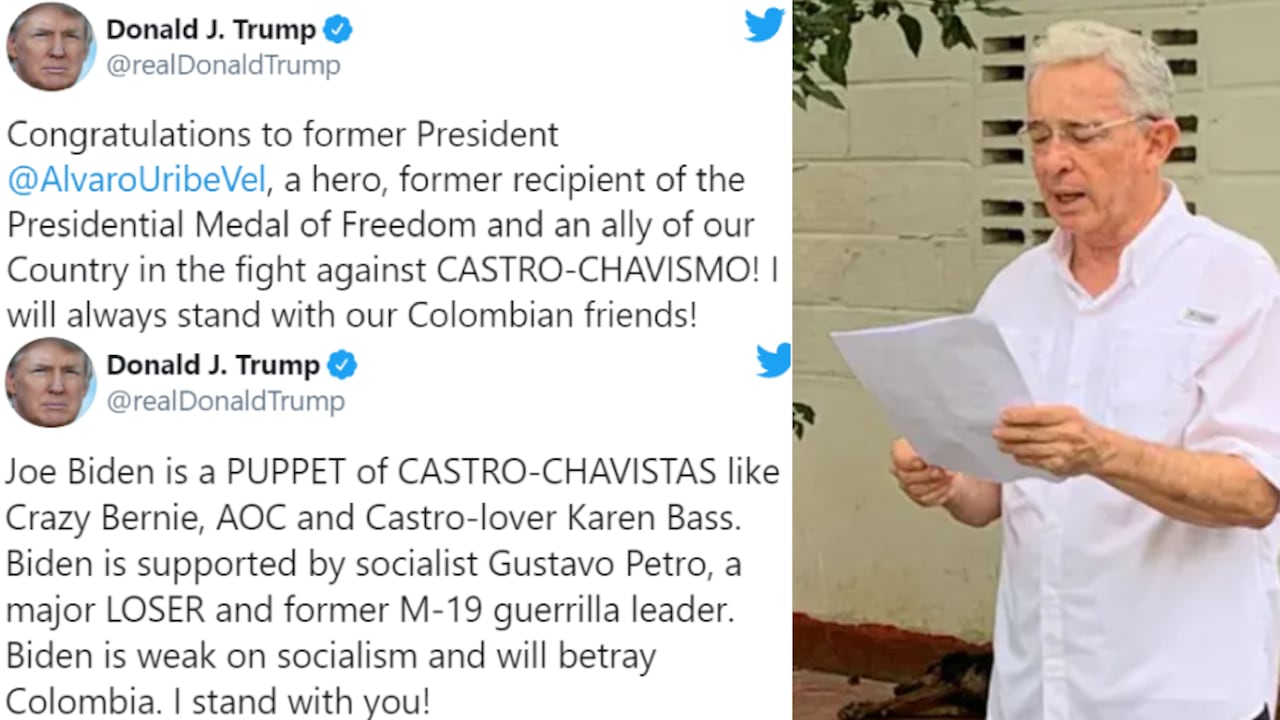 Álvaro Uribe agradece a Donald Trump en su primer discurso de libertad.