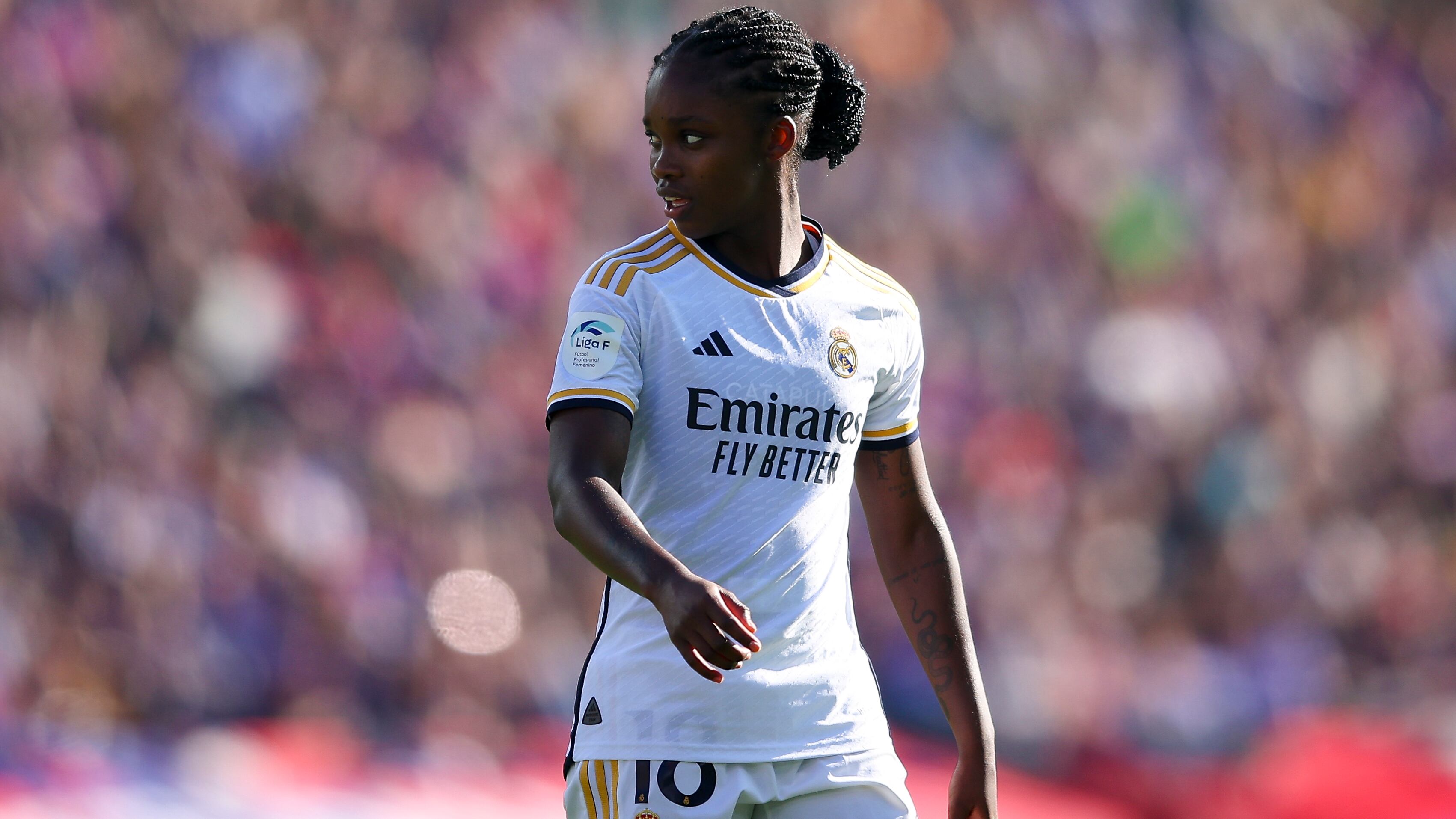 Linda Caicedo, jugadora del Real Madrid.