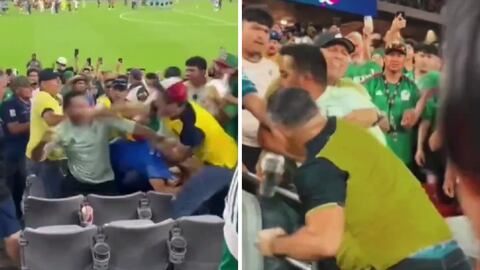Pelea entre hinchas de México y Ecuador en Copa América 2024