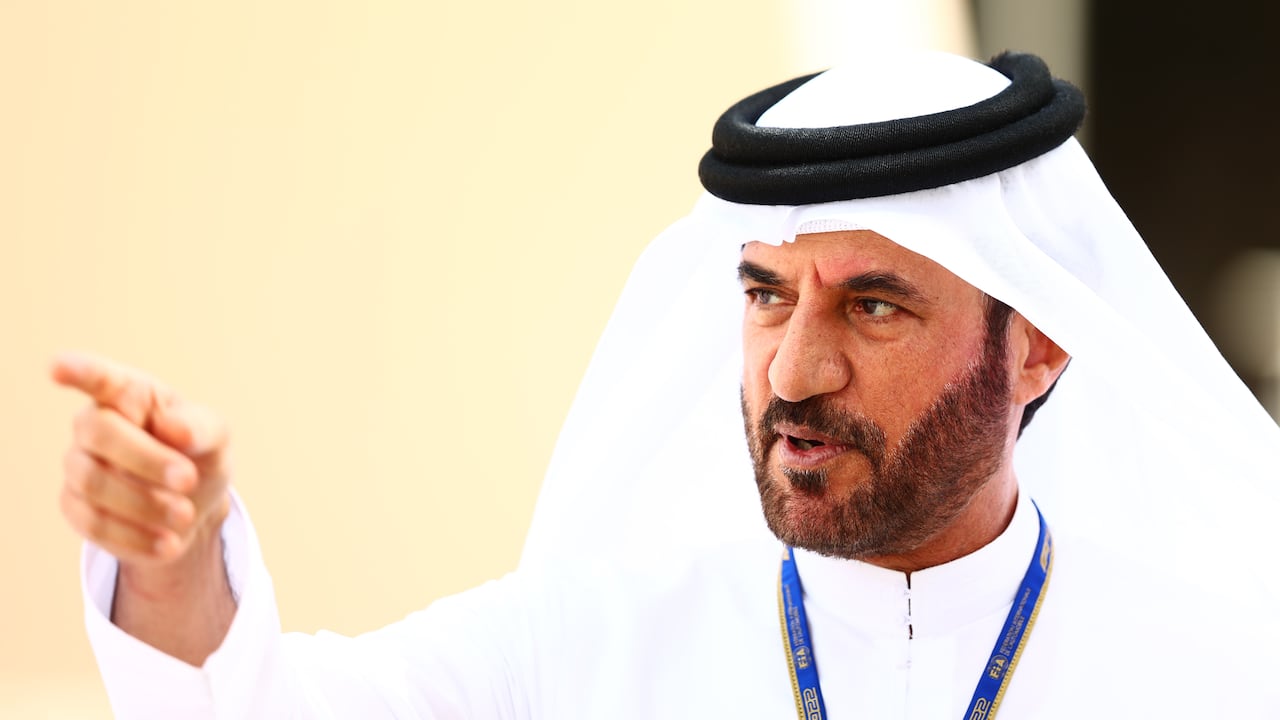 Mohammed ben Sulayem, presidente de la FIA.