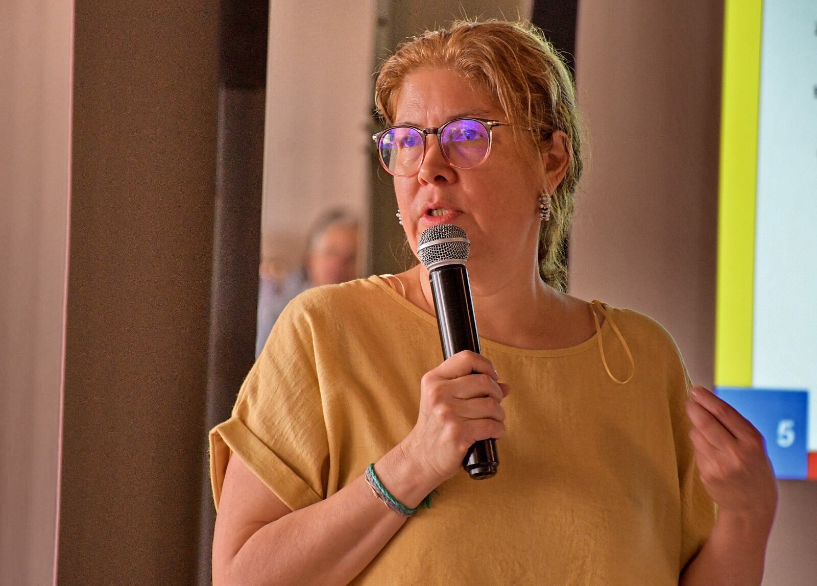 Directora de la MOE, Alejandra Barrios,