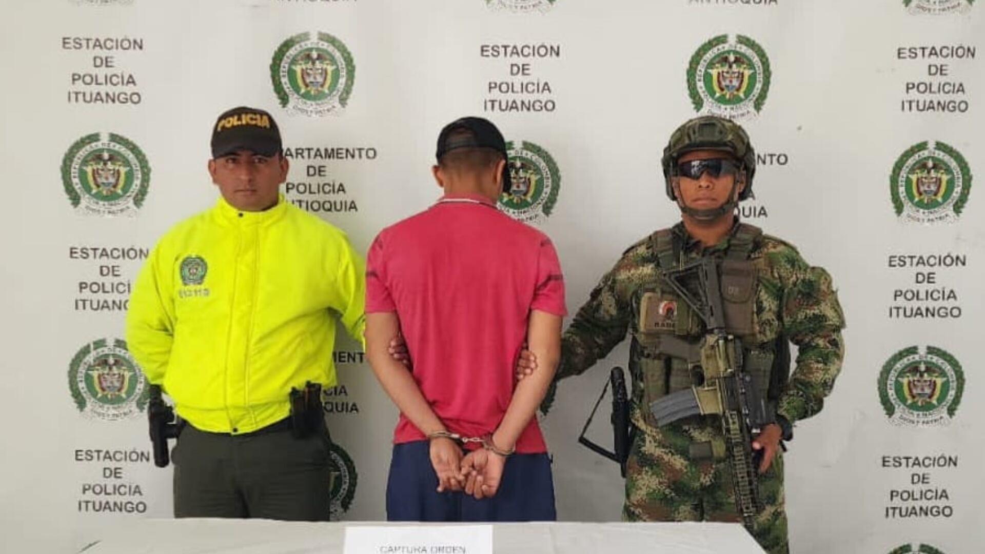 Captura de alias 'Gomelo' en Antioquia.