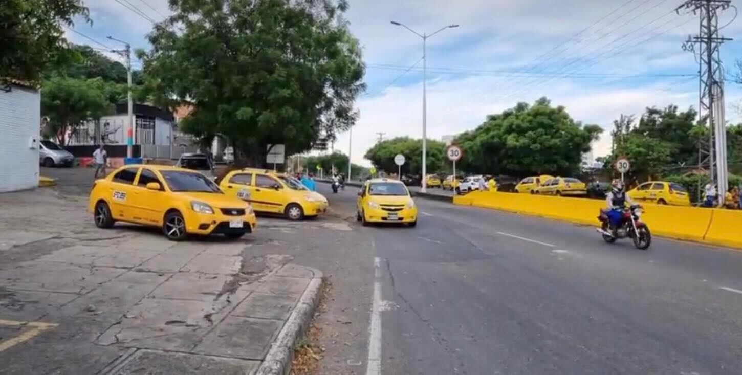 Presencia del gremio en la redoma San Mateo.