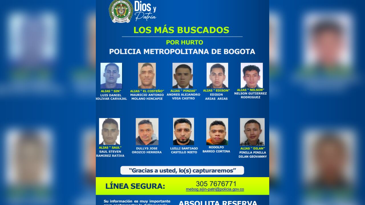 Con estas estrategias, la Policía busca reducir el delito de hurto.