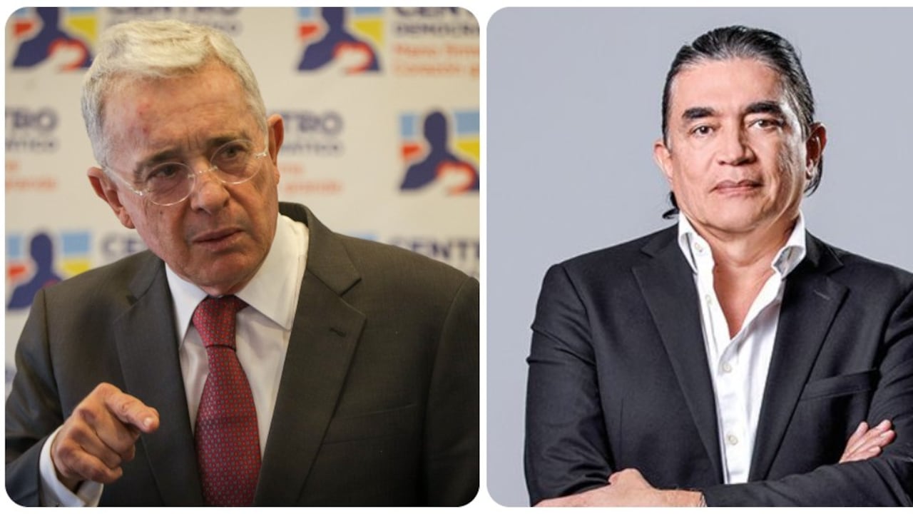 Álvaro Uribe y Gustavo Bolívar.