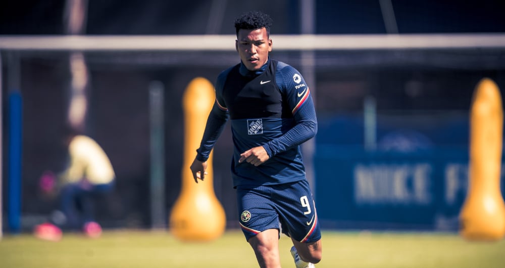 Roger Martínez, jugador colombiano que milita en América de México. Foto: Club América Oficial