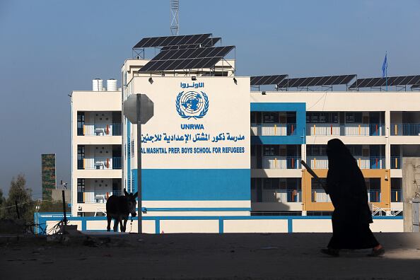 Sede de la UNRWA en Gaza.
