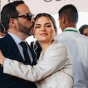 Abelardo De La Espriella y su esposa, Ana Lucía Pineda.