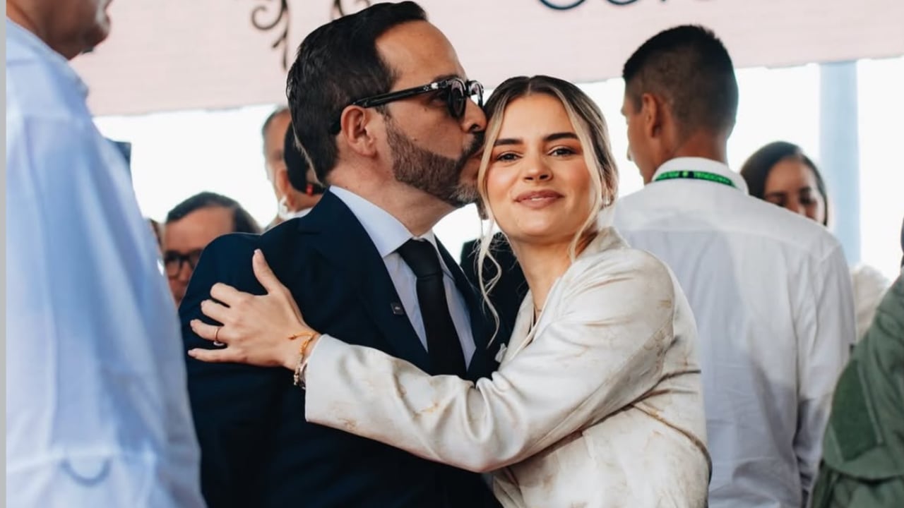 Abelardo De La Espriella y su esposa, Ana Lucía Pineda.