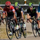 Rory Sutherland y Nairo Quintana en el Movistar Team