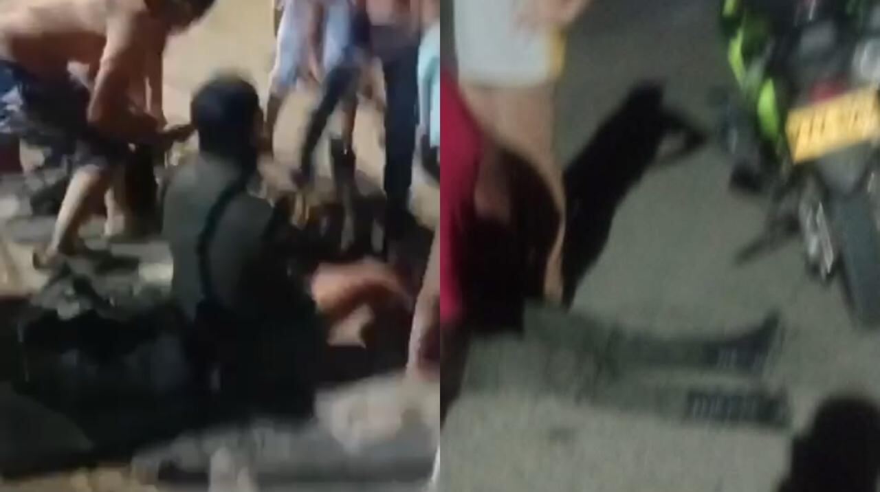 Varios policías resultaron heridos tras la detonación de un artefacto explosivo.