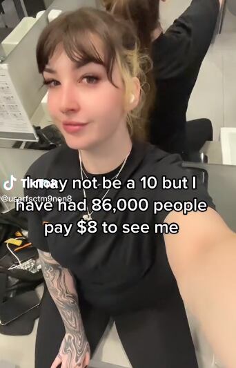 Sarah Button dice que reporta ingresos mensuales por 110.000 dólares gracias a su OnlyFans.