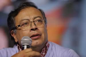 Gustavo Petro, candidato presidencial por el Pacto Histórico.